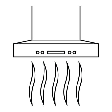 recommend clip art: smoke extractor icon vector