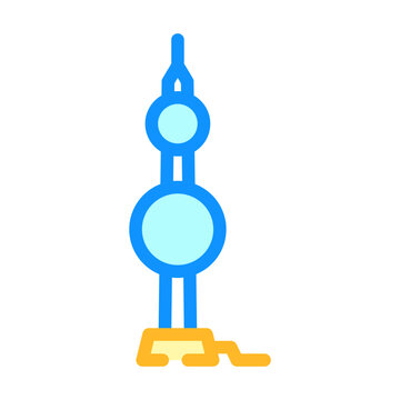 lightning rod electrical engineer color icon vector. lightning rod electrical engineer sign. isolated symbol illustration