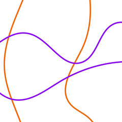 Orange And Purple Grid Graphic Lines Background 