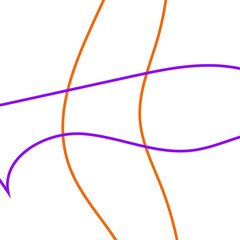 Orange And Purple Grid Graphic Lines Background 