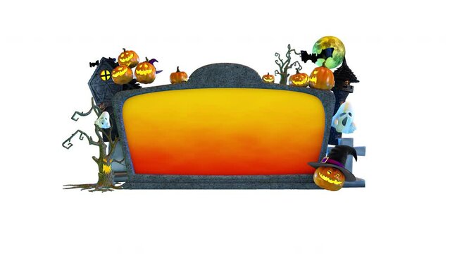 ハロウィン プレート1 16:9サイズ