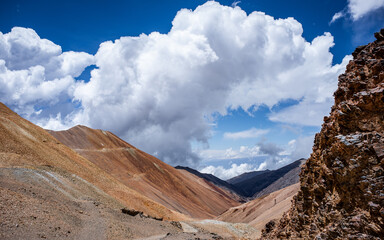 beautiful scenery of the famatina mountain range in la rioja, argentina