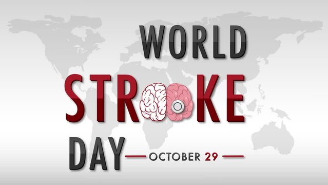 Dynamic Banner Animation for World Stroke Day, October 29th