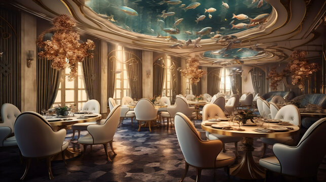 高級レストランの景色