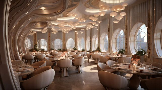 高級レストランの景色