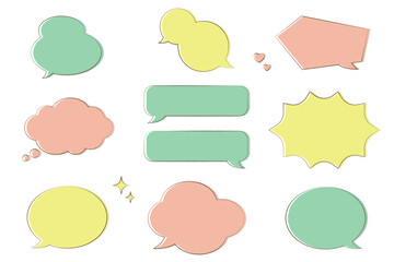 吹き出しセット