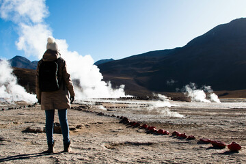 volcanic geysers