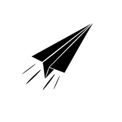 paper plane icon vector