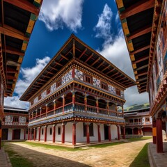 Bhutanese Architecture Unique and Colorful Buildings