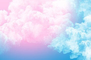 abstract watercolor background with clouds