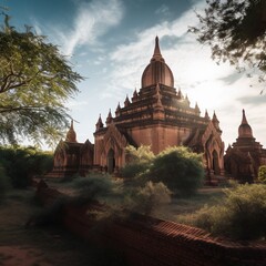 Bagan Stunning Photograph of an Ancient Temple Complex in Myanmar