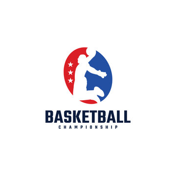 Basketball club logo design inspiration. Basketball club emblem