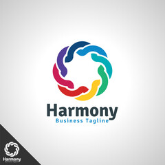 Color Harmony Logo Template