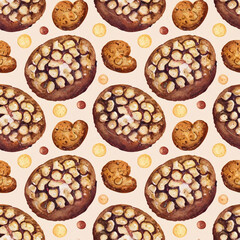 A Seamless Pattern of Cookies