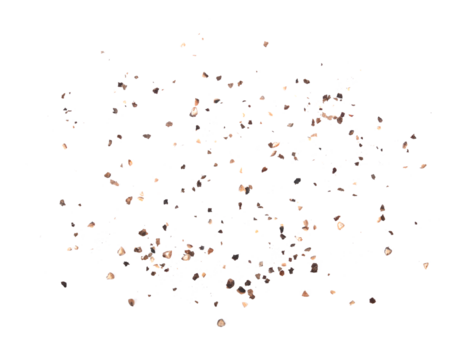 Pepper, Ground black pepper on transparent png