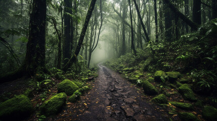 Generative AI, Enchanted Pathways: Unveiling the Mystery and Adventure of Forest Trails