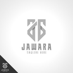 Monogram Letter J Logo Template