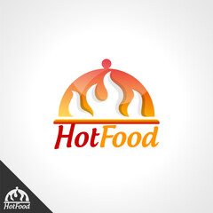 Hot Food Logo Template