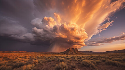 Generative AI, Ethereal Drama: A Captivating Sky