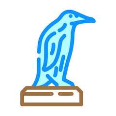 mistice sculptureletoe winter season color icon vector. mistice sculptureletoe winter season sign. isolated symbol illustration