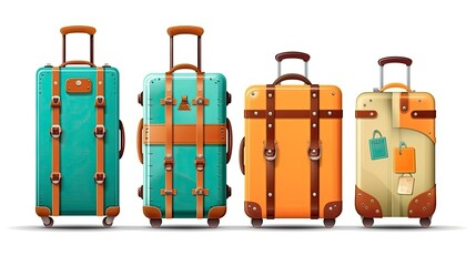 My Super Awesome Suitcase Collection. Ready for Exciting Adventures. generative ai