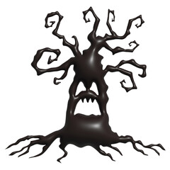 3D elemental assets of the halloween theme