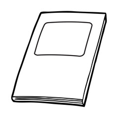 book line vector illustration
