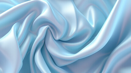 Obraz premium Abstract soft blue background. Silk satin.