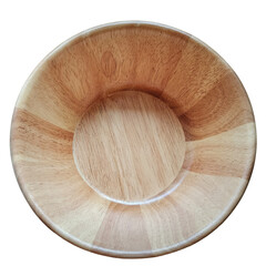 round wooden plate