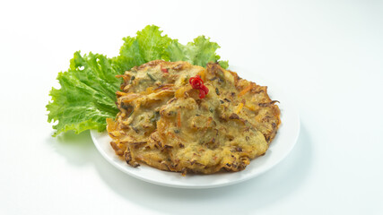 Vegetables Fried or Bakwan goreng or Bala bala is a traditional food from Indonesia