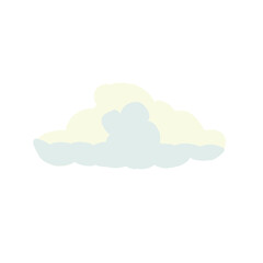 Handdrawn Cloud Pastel color