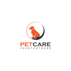 Pet Care Logo Template Design Vector, Emblem, Design Concept, Creative Symbol, Icon