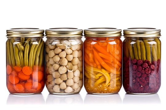 Nature's Jewel Box: Captivating  Photo of Canned Vegetables Photography on Display