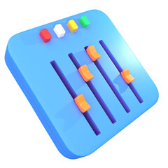 3D Icon Music Hardware Illustrations