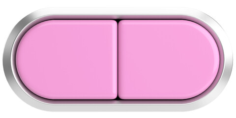 3D button. Scoreboard. 3D illustration.