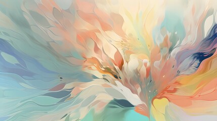 light soft floral abstract background - obrazy, fototapety, plakaty