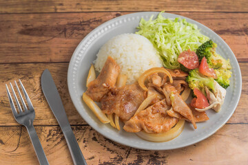 ポーク焼き肉ランチ