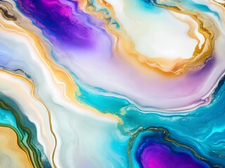 abstract watercolor painting generated Ai