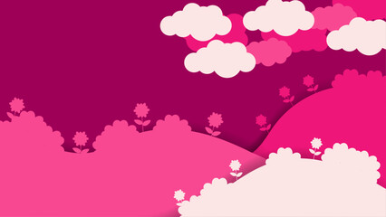 watercolour violet spring background