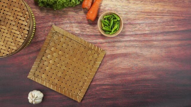 Vegetables Fried or Bakwan goreng or Bala bala is a traditional food from Indonesia
