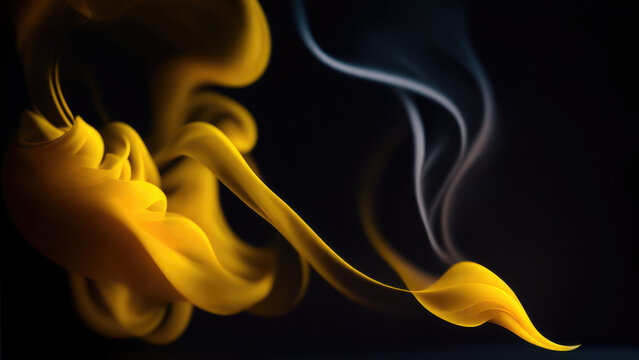 Abstract background illustration of a smoke color (Generative AI)