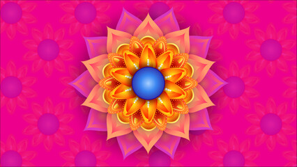 mandala patterns on isolated background