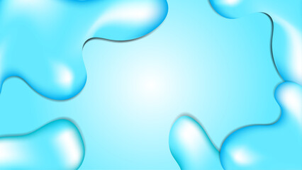Fototapeta na wymiar Liquid abstract background blue fluid