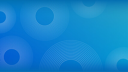 royal blue business abstract banner background with fluid gradient wavy shapes