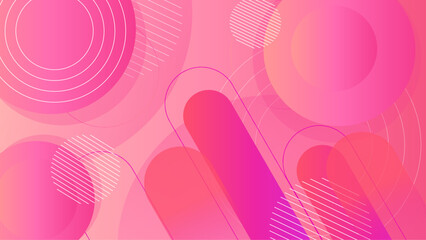 Obraz premium Gradient abstract background with geometric elements