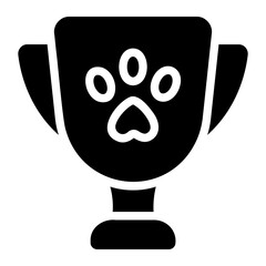 trophy glyph icon