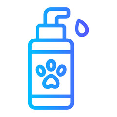 soap bottle gradient icon