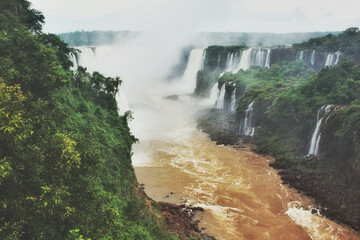 waterfall in the forest, Iguazu