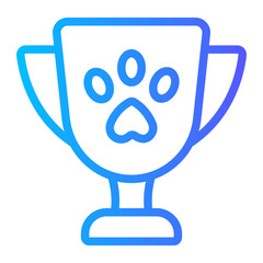 trophy gradient icon