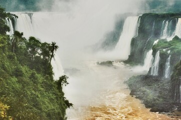 waterfall in the forest, Iguazu